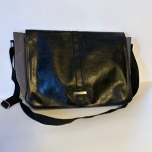 Calvin Klein Black Messenger Laptop Bag